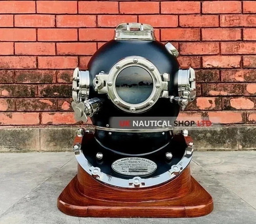 Diving helmet boston - diving, black