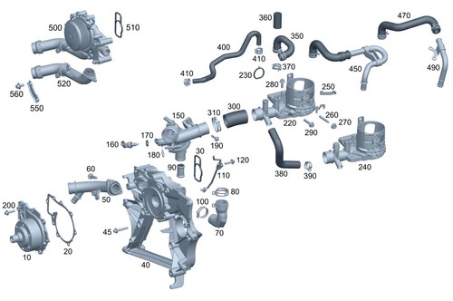 Mercedes benz genuine - mercedes-benz, coolant
