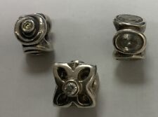 Genuine Pandora, Fully Hallmarked, 3 X Charms, Inc CZ Divider