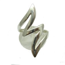 Long Sterling Silver Ring