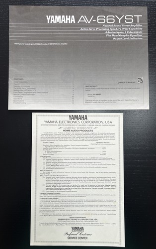 Yamaha 66yst natural - yamaha, av-66yst