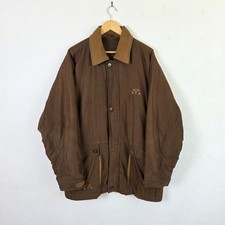 Saxon Chore Jacket Mens XL Brown Outdoor Country Workwear Insulated Collared