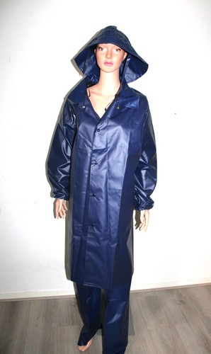 Vintage 80s piece pvc rain - vintage,