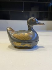 Pewter & Brass Duck Trinket