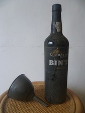 Victorian pewter wine bottle - pewter,