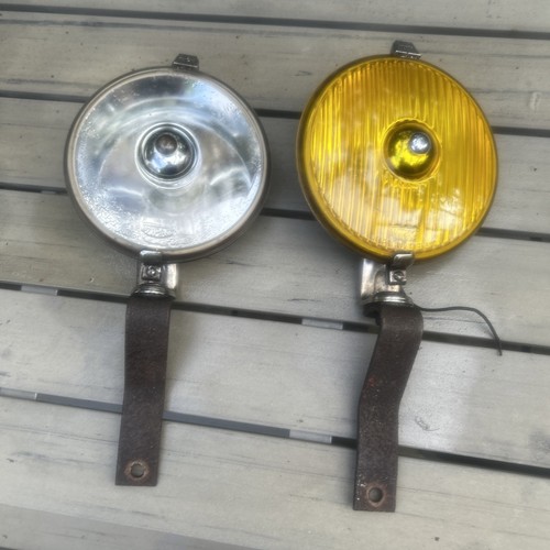 Pair vintage wipac yellow - yellow, /