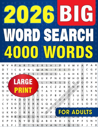 Big word search for adults - search,