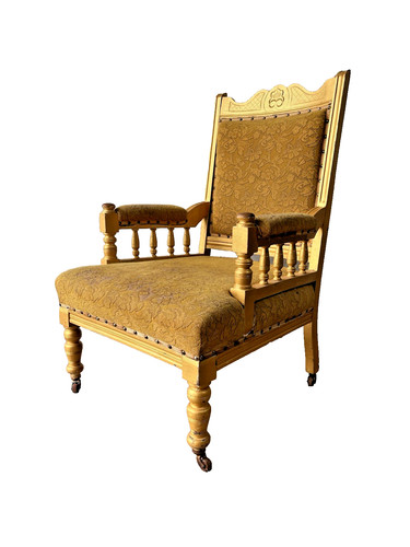 Antique victorian yellow gilt - victorian,