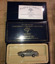 CORGI TRIUMPH TR7 RAW METAL