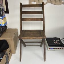 Vintage Slat Wooden Folding