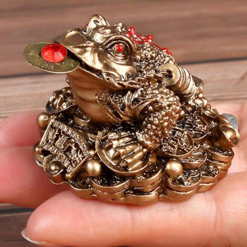 Chinese feng shui - wealth, frog