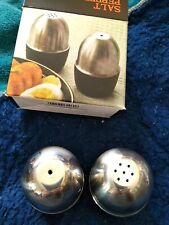 EGG SHAPE STAINLESS STEEL SALT