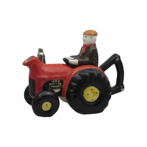 Farm tractor teapot one cup - tractor,