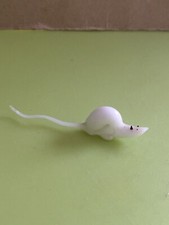 Murano Glass,Bimini Glass,Lauscha Glass,White Glass Mouse,Rat Figure,Ornament