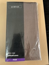 ASDA Plain Dyed Pillow Cases