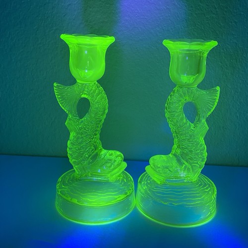 Tiffin glass green uranium - tiffin,
