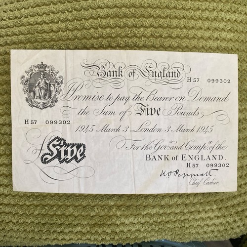 B255 white 5 peppiatt - of, £5