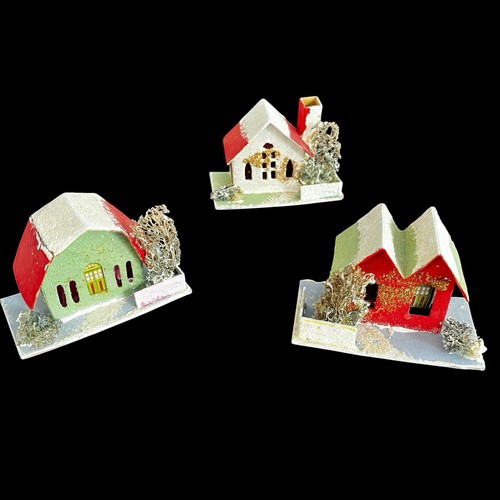 Vintage lot cardboard putz - ,