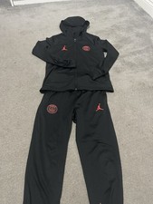 Boys Black PSG Jordan Tracksuit