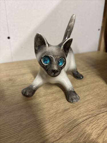 Winstanley pottery siamese - pottery,