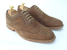 LOAKE TYE BROWN NUBUCK LEATHER