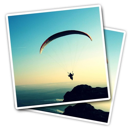 Vinyl stickers paragliding - vinyl,