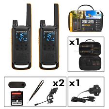 2 x Motorola TALKABOUT T82 Extreme Two-Way Radios Long Range (Refurbished)