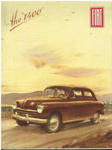 Fiat 1400 saloon cabriolet - saloon,