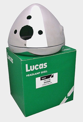 Lucas headlight unit and rim - lucas,