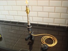 vintage microscope  upcycled lamp light  1 off pat tested man cave