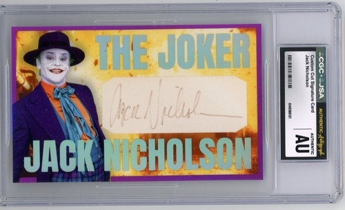 Jack nicholson signed - nicholson,