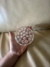 VINTAGE CLEAR GLASS FLOWER