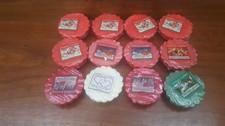 BUNDLE 12 YANKEE CANDLE CHRISTMAS WAX MELTS TARTS INCLUDES CANDY CANE LANE, RARE