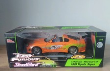The Fast and the Furious 1995 Toyota Supra Streetglow 1:18 Scale Model Boxed New