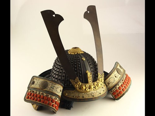 Samurai kabuto helmet - kabuto, antique