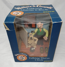 Boxed Vintage Retro Wallace & Gromit Wesco Talking Alarm Clock