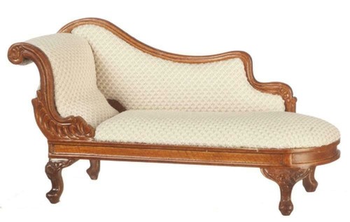 Dolls house rococo chaise - house,