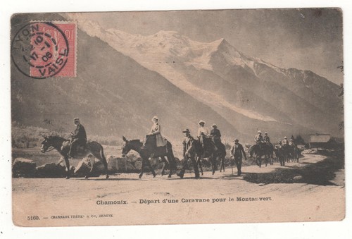 Old postcard chamonix - 74,