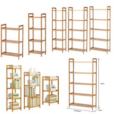 3/4/5 Tiers Wooden Bathroom