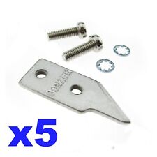 PACK OF 5 X GENUINE BONZER COMMERCIAL TIN CAN OPENER SPARE BLADES WITH SCREWS