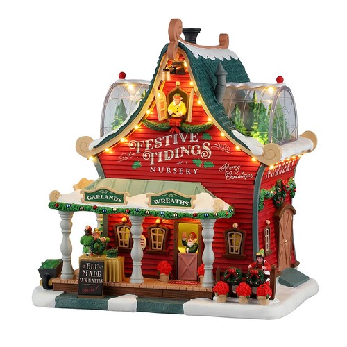 Lemax festive tidings nursery - festive,
