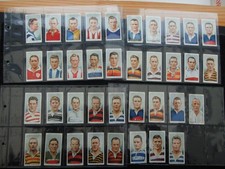 FOUR PAGES CIGARETTE CARDS OGDEN FOOTBALL CLUB CAPTAINS