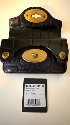 Mulberry women black reptile - black,