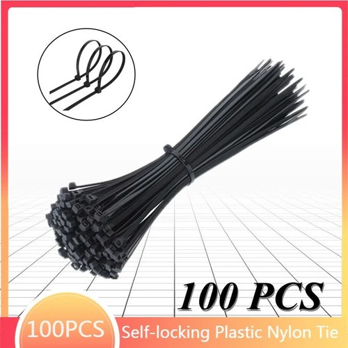 Black cable ties - black,