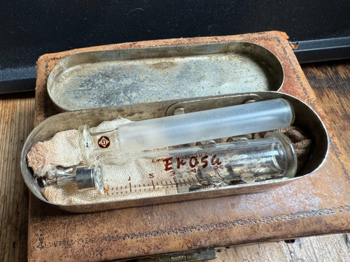 Vintage erosa glass syringe - vintage,