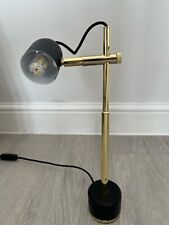 Bedside lamp black and gold