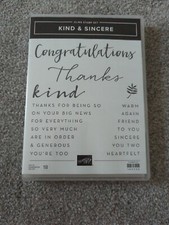Stampin' Up! Kind And Sincere