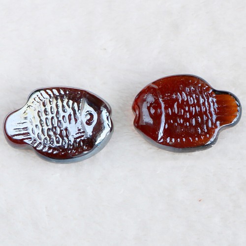 Fish shaped glass - glass, multi