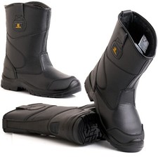 Mens leather rigger safety - mens,