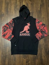 Ew Kangol Red And Black Camo